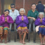 These three widows Ningma Tamang,Biba Tamang and Yanchung Tamang from Nuwakot were surprised when we showed up at their homes with brand new purple jackets
