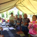 Pensioners in Kaski lining up to receive their Welfare Pensions and warm winter coats